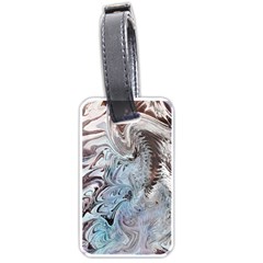 Painted feathers Luggage Tag (one side)