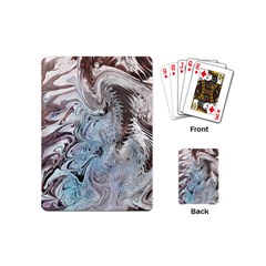 Painted feathers Playing Cards Single Design (Mini)