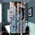 Painted feathers Shower Curtain 36  x 72  (Stall)  Curtain(36 X72 ) - 33.26 x66.24  Curtain(36 X72 )