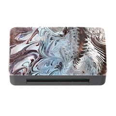 Painted feathers Memory Card Reader with CF