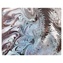 Painted feathers Double Sided Flano Blanket (Medium) 