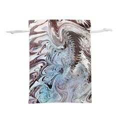 Painted feathers Lightweight Drawstring Pouch (L)