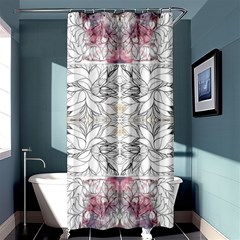 Repeats-modules I Shower Curtain 36  X 72  (stall)  by kaleidomarblingart