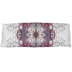 Inked Petals Body Pillow Case (dakimakura) by kaleidomarblingart