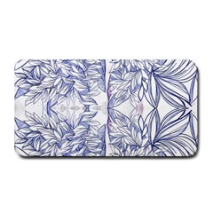 Blue Biro Ornate Medium Bar Mats by kaleidomarblingart