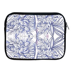 Blue Biro Ornate Apple Ipad 2/3/4 Zipper Cases by kaleidomarblingart