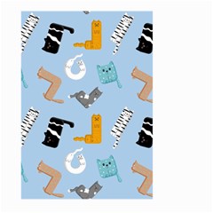 Unusual And Funny Tetris Cats Large Garden Flag (two Sides) by SychEva