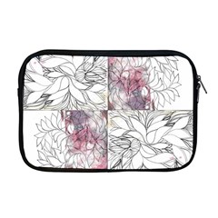 Mixed Media Ink Drawing Apple Macbook Pro 17  Zipper Case