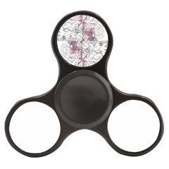 Mixed Media Ink Drawing Finger Spinner by kaleidomarblingart