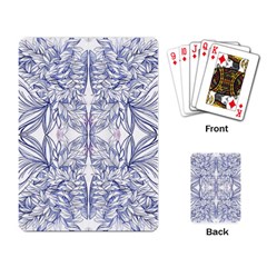 Blue Biro Patterns Playing Cards Single Design (rectangle) by kaleidomarblingart