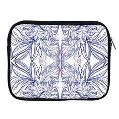 Blue Biro Patterns Apple Ipad 2/3/4 Zipper Cases by kaleidomarblingart