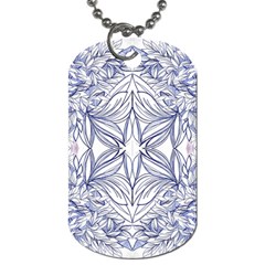 Blue biro repeats IV Dog Tag (Two Sides)