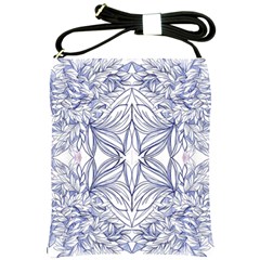 Blue biro repeats IV Shoulder Sling Bag