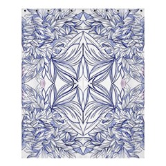 Blue biro repeats IV Shower Curtain 60  x 72  (Medium) 