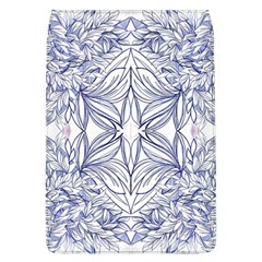 Blue Biro Repeats Iv Removable Flap Cover (l) by kaleidomarblingart