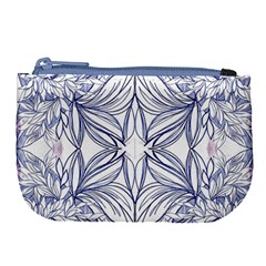 Blue biro repeats IV Large Coin Purse