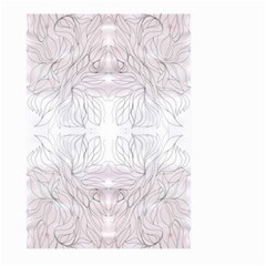 Inked Petals On Pink Large Garden Flag (two Sides) by kaleidomarblingart