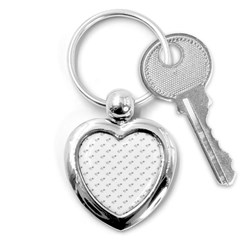 Stylized Bird Cartoon Drawing Pattern Key Chain (heart) by dflcprintsclothing