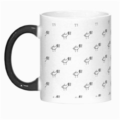 Stylized Bird Cartoon Drawing Pattern Morph Mugs by dflcprintsclothing