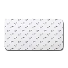 Stylized Bird Cartoon Drawing Pattern Medium Bar Mats