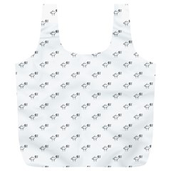 Stylized Bird Cartoon Drawing Pattern Full Print Recycle Bag (xl) by dflcprintsclothing