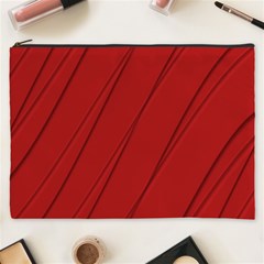 Print Cornell Red Pattern Design Cosmetic Bag (xxxl) by dflcprintsclothing