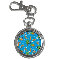 Red Fox In The Forest Key Chain Watches by SychEva