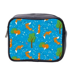 Red Fox In The Forest Mini Toiletries Bag (two Sides) by SychEva