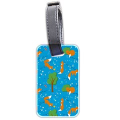 Red Fox In The Forest Luggage Tag (two Sides) by SychEva