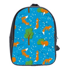 Red Fox In The Forest School Bag (xl) by SychEva