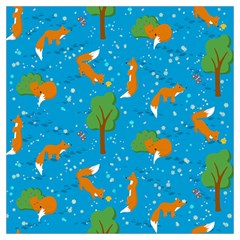 Red Fox In The Forest Lightweight Scarf  by SychEva