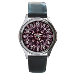 Rose Gold Mandala Round Metal Watch by MRNStudios