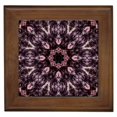 Rose Gold Mandala Framed Tile by MRNStudios