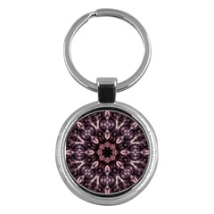 Rose Gold Mandala Key Chain (round) by MRNStudios