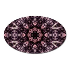 Rose Gold Mandala Oval Magnet by MRNStudios