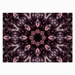 Rose Gold Mandala Large Glasses Cloth (2 Sides) by MRNStudios