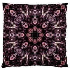 Rose Gold Mandala Large Cushion Case (one Side) by MRNStudios