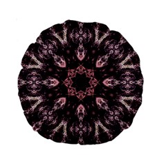 Rose Gold Mandala Standard 15  Premium Round Cushions by MRNStudios