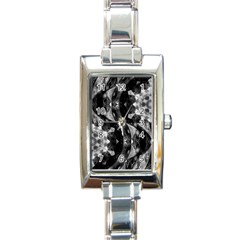 Gemini Mandala Rectangle Italian Charm Watch by MRNStudios