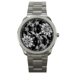 Gemini Mandala Sport Metal Watch by MRNStudios