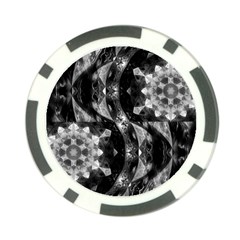 Gemini Mandala Poker Chip Card Guard by MRNStudios