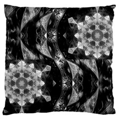 Gemini Mandala Large Cushion Case (one Side) by MRNStudios