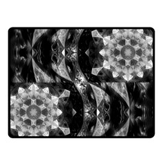 Gemini Mandala Double Sided Fleece Blanket (small)  by MRNStudios