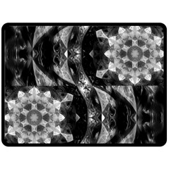 Gemini Mandala Double Sided Fleece Blanket (large)  by MRNStudios