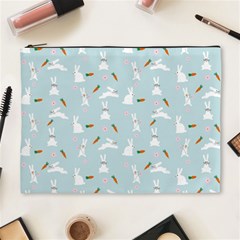 Funny And Funny Hares  And Rabbits In The Meadow Cosmetic Bag (xl) by SychEva