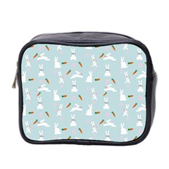 Funny And Funny Hares  And Rabbits In The Meadow Mini Toiletries Bag (two Sides) by SychEva