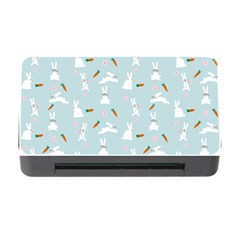 Funny And Funny Hares  And Rabbits In The Meadow Memory Card Reader With Cf by SychEva