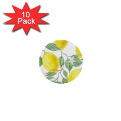 Vintage Lemons 1  Mini Buttons (10 Pack) 