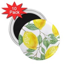 Vintage Lemons 2 25  Magnets (10 Pack)  by SomethingForEveryone