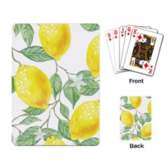 Vintage Lemons Playing Cards Single Design (rectangle)